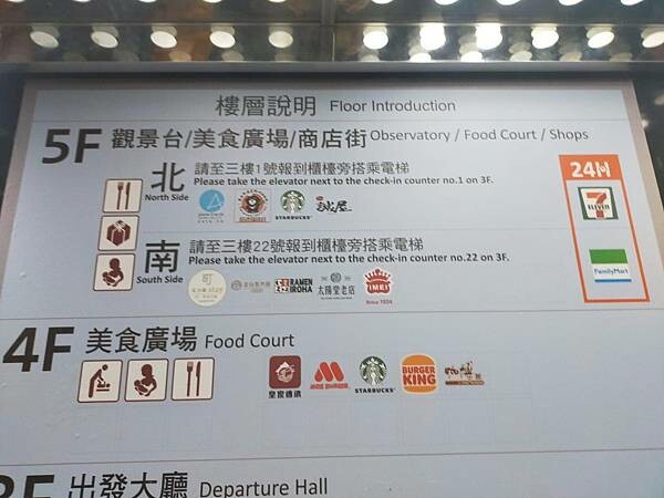 桃園國際機場第二航廈~北側觀景台5樓星巴克~南側觀景台3D彩