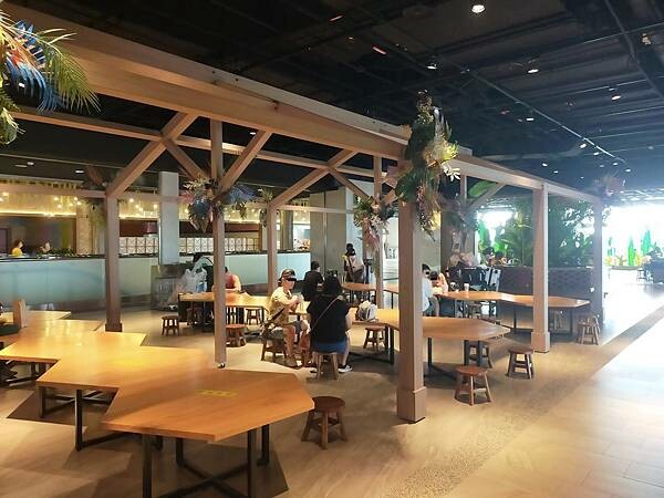 桃園國際機場第二航廈~北側觀景台5樓星巴克~南側觀景台3D彩