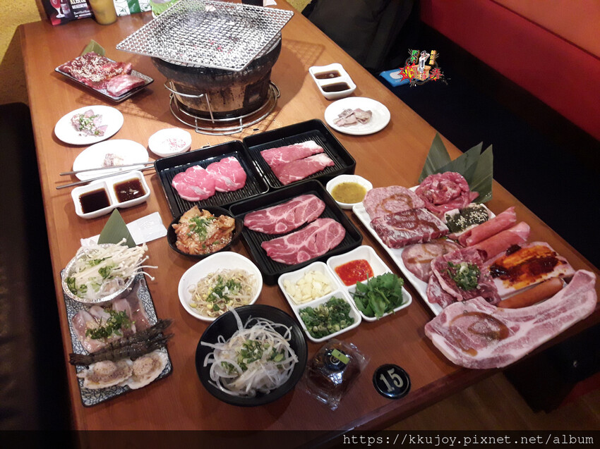 馬太郎燒肉中山店|豪華極上908套餐|品嘗22種高檔肉品|西班牙伊比利黑豬|翼板雪花牛|霜降豬頸肉|粉絲專頁按