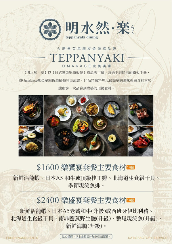 台北一位難求頂級鐵板燒<明水然・樂>插旗新竹｜網路溫度計<此