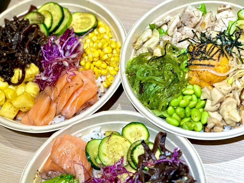 中國醫附近新開的彩碗-五義店，生意超好要排隊！