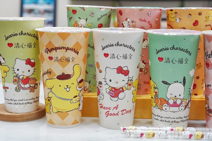 超萌三麗鷗登場!9款免費杯快收集,浮雕恰好瓶只要38元~還有6款超限量聯名商品