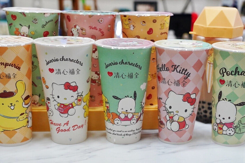 超萌三麗鷗登場!9款免費杯快收集,浮雕恰好瓶只要38元~還有6款超限量聯名商品