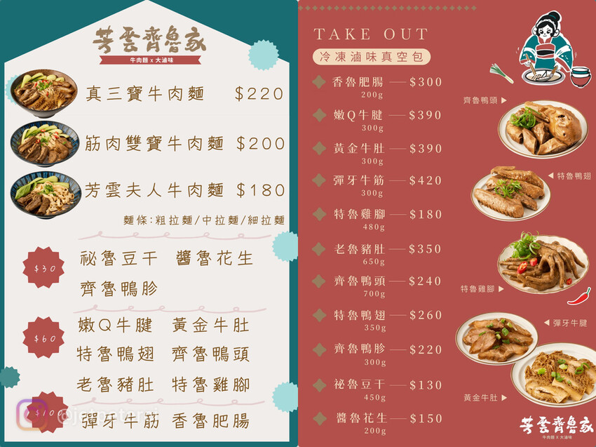 ＋（左營美食）芳雲齊魯家牛肉麵～吮指回味眷村美味！ 精燉牛三