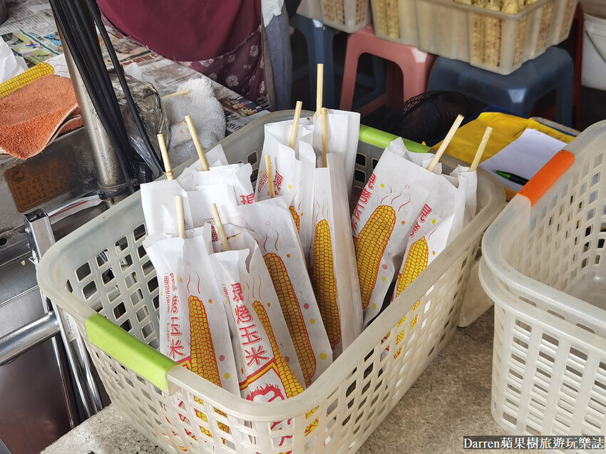 泰山美食|碳烤石頭玉米/網友票選在地第一名烤玉米/小吃(價錢)