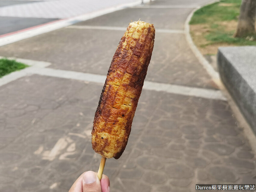 泰山美食|碳烤石頭玉米/網友票選在地第一名烤玉米/小吃(價錢)