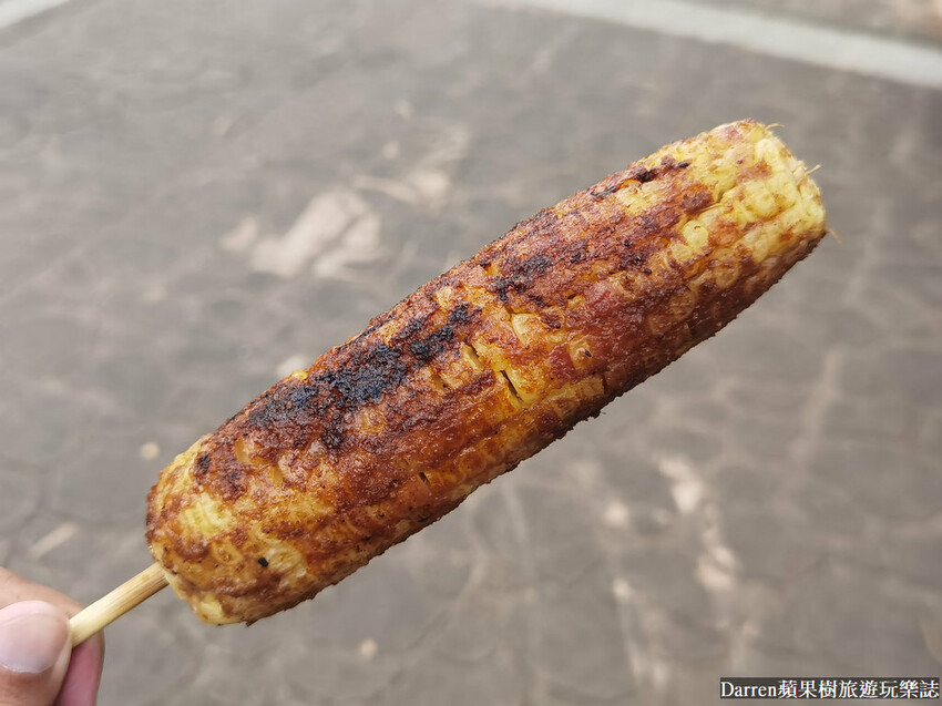 泰山美食|碳烤石頭玉米/網友票選在地第一名烤玉米/小吃(價錢)