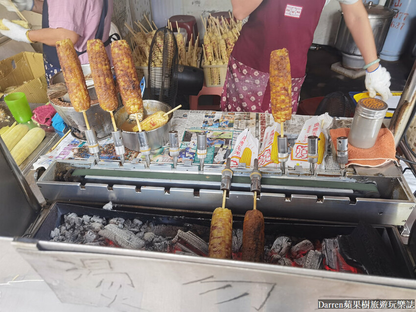 泰山美食|碳烤石頭玉米/網友票選在地第一名烤玉米/小吃(價錢)