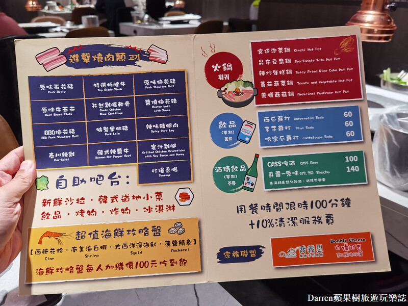 桃園吃到飽|打爆豬韓式燒肉吃到飽桃園經國店/359元韓式火烤兩吃沙拉百匯(菜單價格)