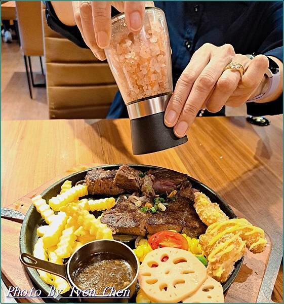 《林口牛排》  『炙り庵steak牛排-龜山長庚店』 Ive