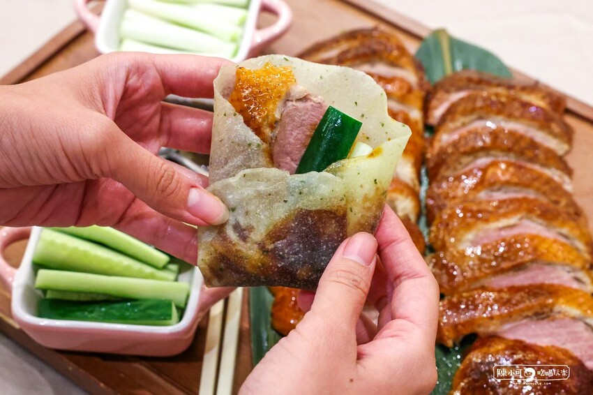 台北市中山區【中山區美食】晶粵軒烤鴨餐廳民權店，台北一鴨三吃推薦！