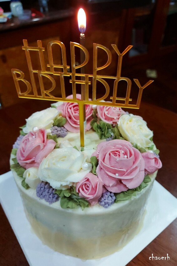 台中-AOSi BAKERY 禾恬烘焙工坊 錶花蛋糕