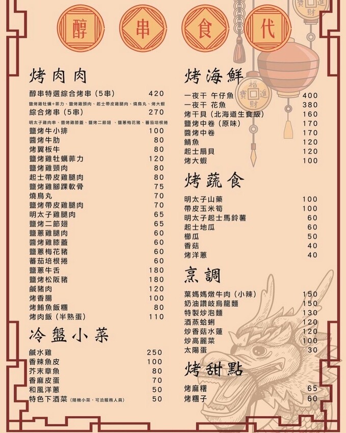 景安捷運站美食_醇串食代，調酒控新聚點，七零年代復古風格居酒