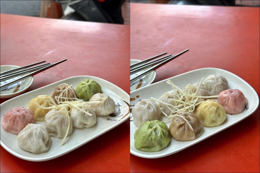 旗山老街金吉祥彩色小籠包：旗山老街美食小吃老店超密集!這家手作彩色小籠包飄香旗山20年/也有素食小籠包