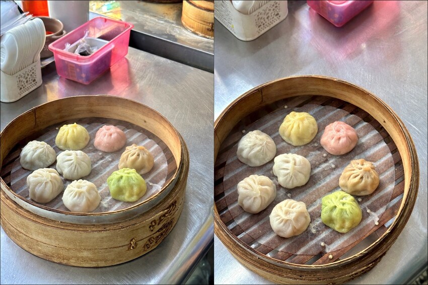旗山老街金吉祥彩色小籠包：旗山老街美食小吃老店超密集!這家手作彩色小籠包飄香旗山20年/也有素食小籠包