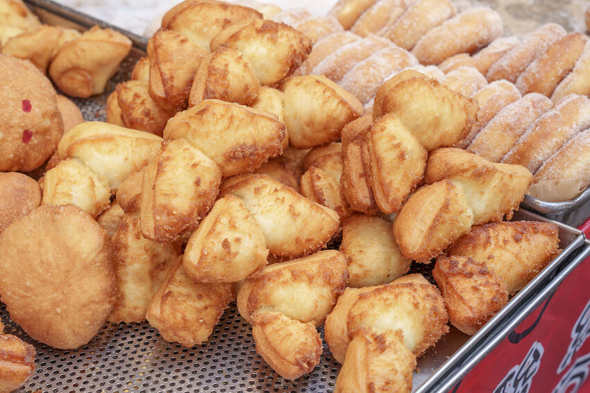 台北美食 南波One雙胞胎甜甜圈｜記憶裡的古早味「麻花捲、甜甜圈、芝麻球」　還有浮誇芋泥「超營養三明治」