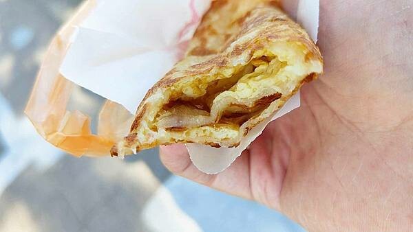 莊記手工酥皮蛋餅｜酥酥脆脆迷人又可口的手工蛋餅