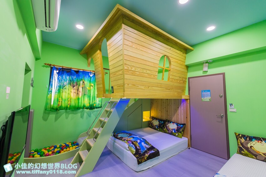 [宜蘭民宿]柏月親子民宿/溜滑梯球池主題房/獨立沙坑+遊戲區+戲水池/戶外小型海盜船+烤肉區/宜蘭親子民宿推