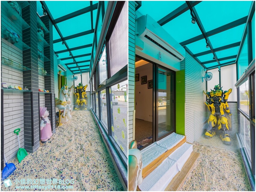 [宜蘭民宿]柏月親子民宿/溜滑梯球池主題房/獨立沙坑+遊戲區+戲水池/戶外小型海盜船+烤肉區/宜蘭親子民宿推