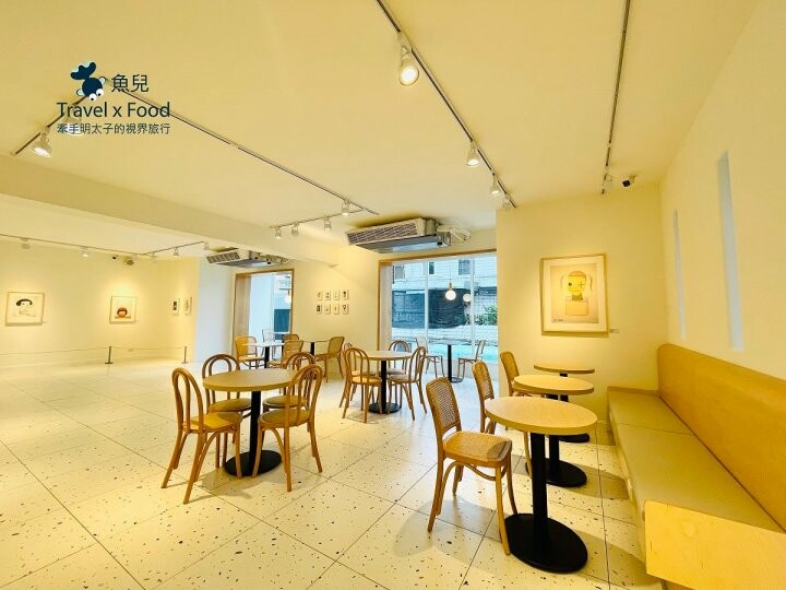 桃園市桃園區融合咖啡與藝文的舒適空間，附插座，不限時早午餐、輕食、飲品與點心，奈良美智大師作品展示廳，MINI.D COFFEE（桃園同德店） @魚兒 x 牽手明太子的「視」界旅行