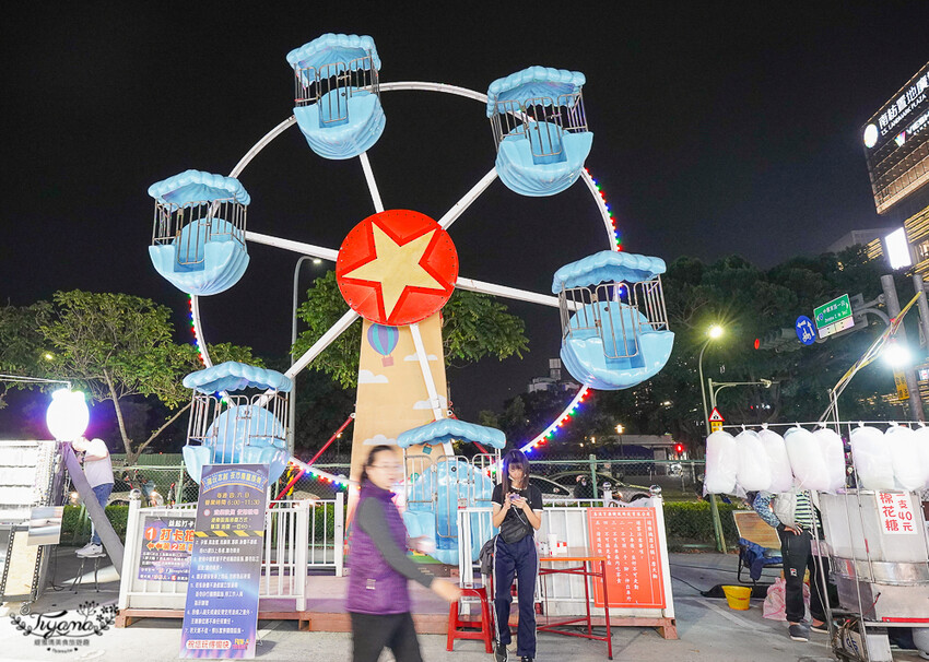 大益夜市：台南夜市4567來大益，南紡斜對面的好吃好玩的台南新夜市！！ @緹雅瑪 美食旅遊趣