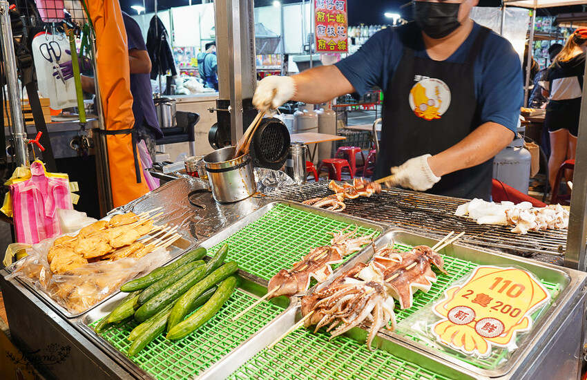 大益夜市：台南夜市4567來大益，南紡斜對面的好吃好玩的台南新夜市！！ @緹雅瑪 美食旅遊趣