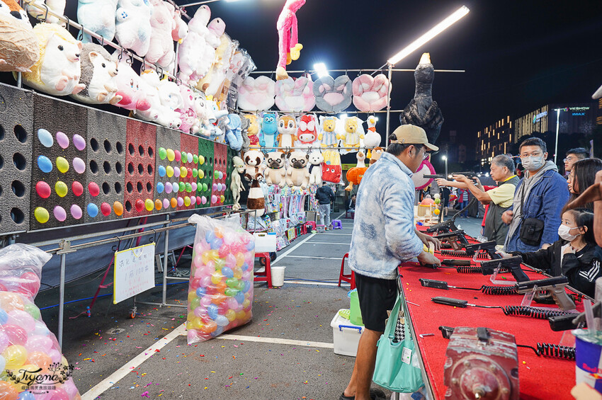 大益夜市：台南夜市4567來大益，南紡斜對面的好吃好玩的台南新夜市！！ @緹雅瑪 美食旅遊趣