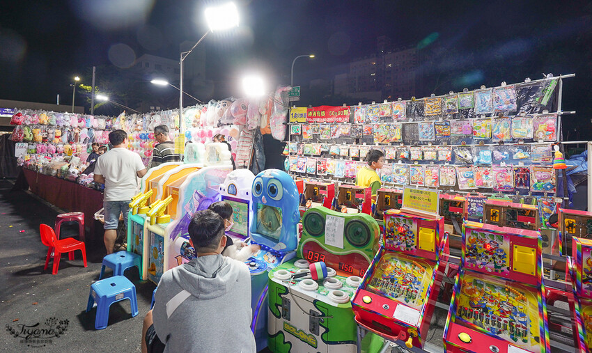 大益夜市：台南夜市4567來大益，南紡斜對面的好吃好玩的台南新夜市！！ @緹雅瑪 美食旅遊趣