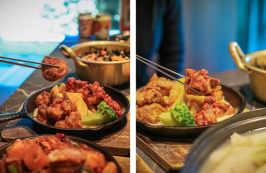 安妞韓國烤肉食堂 竹科人的私房韓式料理 店員桌邊代烤 春川辣雞、安東燉雞、拳頭飯都吃得到