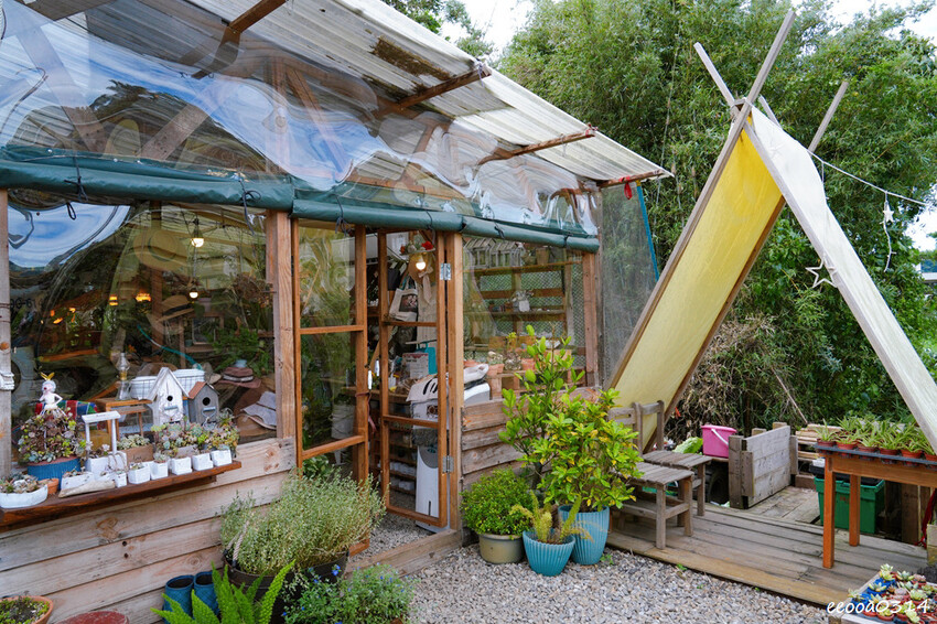 桃園龍潭「 茉莉花園caf’e」,被滿滿植栽包圍的祕密花園,