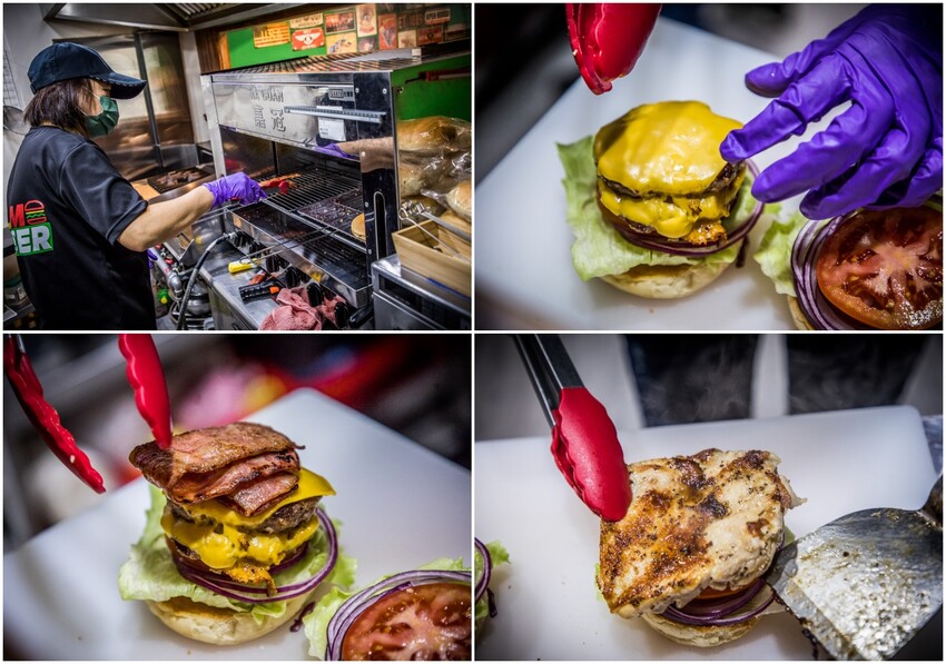 衝擊漢堡SlamBurger｜超爆料吃一顆飽一天！連外國人都說讚的巨大美式漢堡