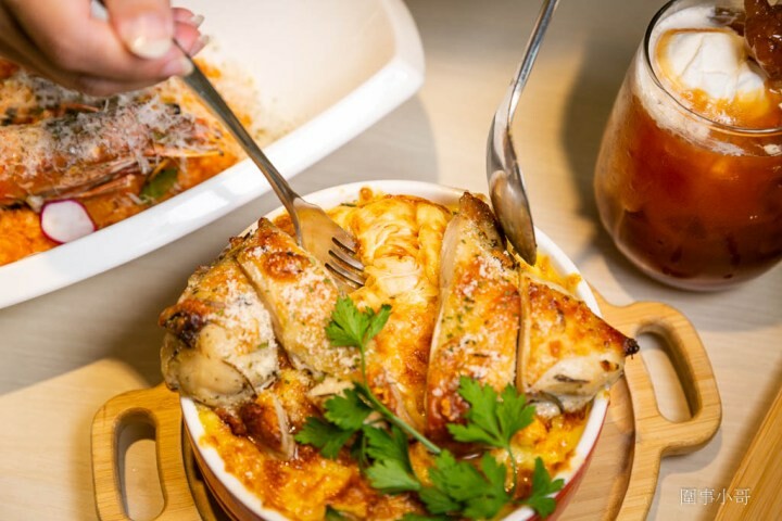 中壢內壢早午餐推薦，雲朵義大利麵！餐點好吃環境明亮雲寶寶舒芙蕾香甜美味又超可愛啊～～～ @圍事小哥的幸福相框