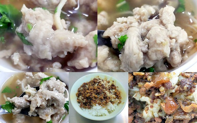 (北捷忠孝新蘆線大橋頭站2號出口旁)無名有招牌的「肉焿 • 魯肉飯」(Nameless