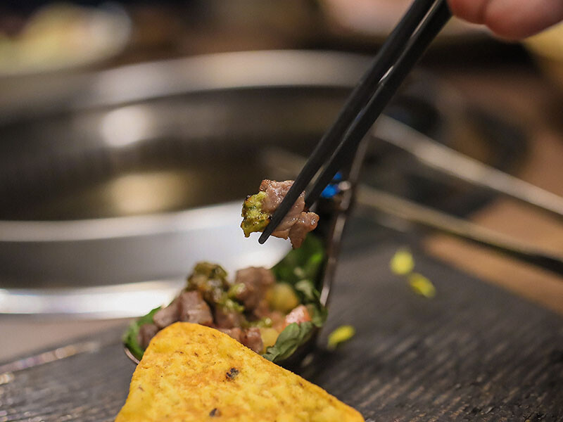 新竹上野村日式燒肉專門店 日本和牛、澳洲和牛套餐式燒肉 桌邊燒肉教學品味肉品完美肉質