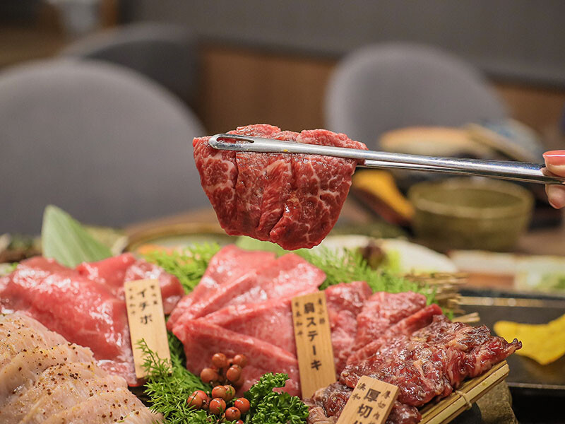 新竹上野村日式燒肉專門店 日本和牛、澳洲和牛套餐式燒肉 桌邊燒肉教學品味肉品完美肉質