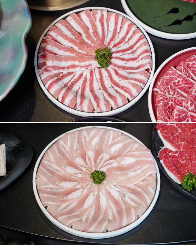 新竹麻辣鍋推薦!「六野鴛鴦鍋物」不能錯過超浮誇頂級豪華巨無霸貝殼海鮮船,整體食材新鮮,重點是湯頭好喝,鴨血、豆腐、酸菜都能無限續! - 阿華田的美食日記