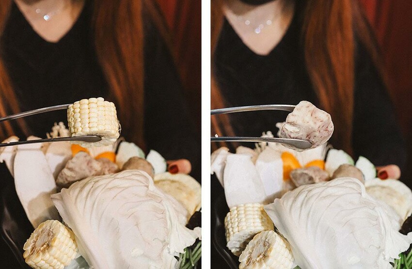 新竹六野鴛鴦鍋物全新開幕 奢華大龍蝦生食極干貝生蠔六人頂級豪華套餐只要$4999,六種自熬湯底內用白飯、王子麵免費供應