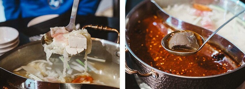 新竹六野鴛鴦鍋物全新開幕 奢華大龍蝦生食極干貝生蠔六人頂級豪華套餐只要$4999,六種自熬湯底內用白飯、王子麵免費供應