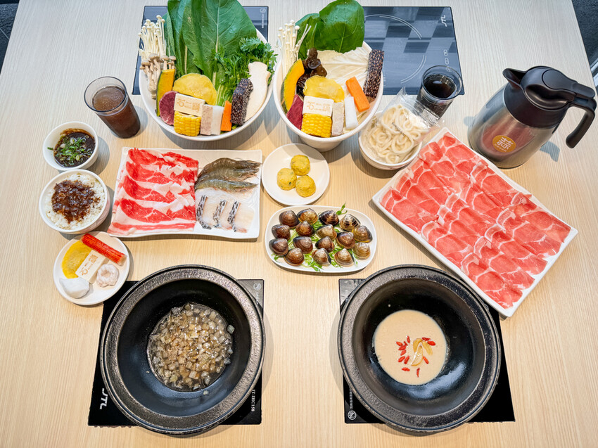 桃園市桃園區季節限定鍋底蒜香胡椒鍋新上市!超激省優惠券點主餐免費享用蛋餃or蔥香小丸子~滿額加送雪花牛肉．石二鍋