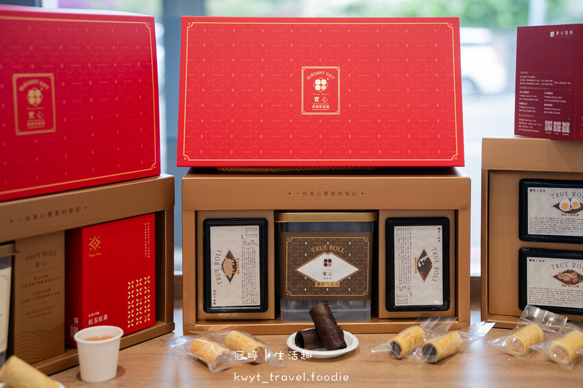 【實心蛋捲左營門市】醇濃爆餡蛋捲免費吃！高雄伴手禮，質感空間