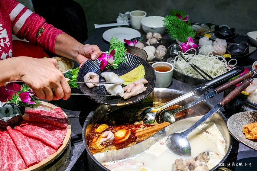 台北市信義區【台北火鍋】岩漿火鍋微風信義店，麻辣鴨血豆腐免費續！捷運市政府美食