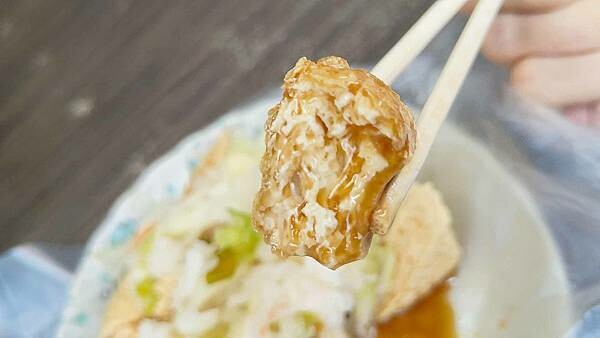 新北市板橋區新海懷念臭豆腐大腸麵線｜酥酥脆脆又會吸湯汁的美味臭豆腐