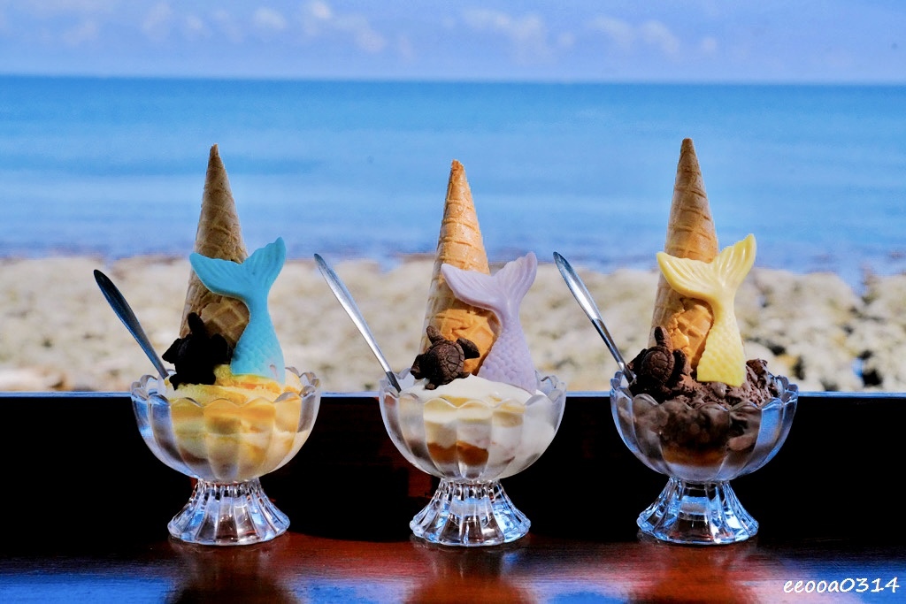 小琉球海找冰｜必訪海景冰店，吃冰看海超療癒，厚石群礁海景第一