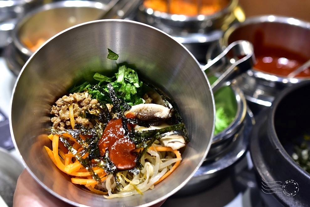 【江陵阿嬤韓鍋料理吃到飽】六色拌飯 【江陵阿嬤韓鍋料理吃到飽】六色拌飯