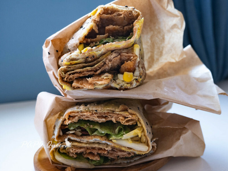 台中市西區台中｜火記-酥心煎餅果子專賣：天津風味改良Ｘ蔬食款今天想家黃金泡菜還是川麻醬？