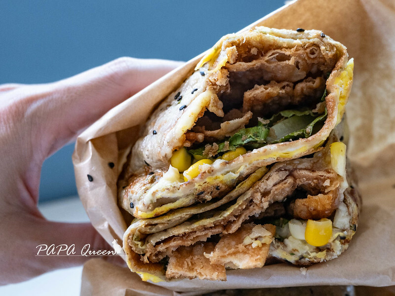 台中市西區台中｜火記-酥心煎餅果子專賣：天津風味改良Ｘ蔬食款今天想家黃金泡菜還是川麻醬？