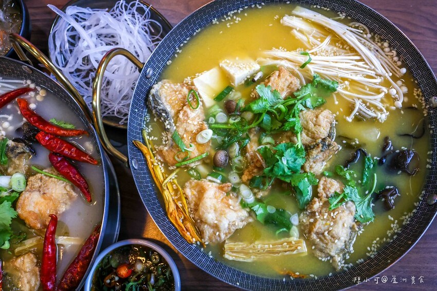 新北市蘆洲區【蘆洲火鍋推薦】羽臨創意湯鍋 主食自助吧吃到飽,一個人也能吃酸菜魚火鍋