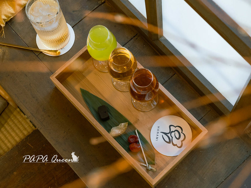 台中市西區喫茶花覓 HANAMI 迷人日式老屋 揚起白色布幔 喫茶與食