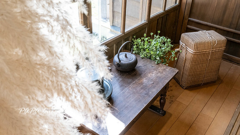 台中市西區喫茶花覓 HANAMI 迷人日式老屋 揚起白色布幔 喫茶與食