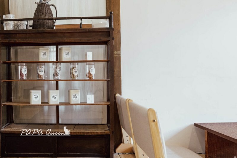 台中市西區喫茶花覓 HANAMI 迷人日式老屋 揚起白色布幔 喫茶與食